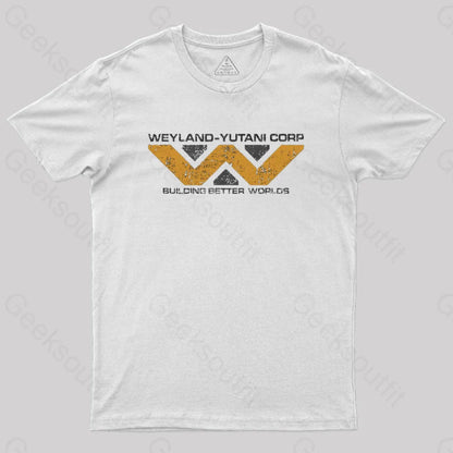 Weyland Yutani Corp Nerd T-Shirt White / S