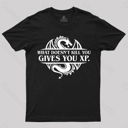 What Doesnt Kill You Give Experience T-Shirt Black / S