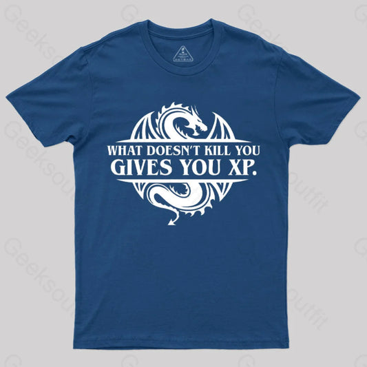 What Doesnt Kill You Give Experience T-Shirt Navy / S