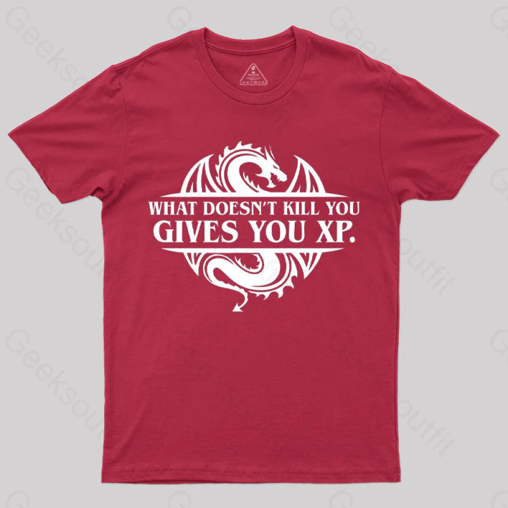 What Doesnt Kill You Give Experience T-Shirt Red / S