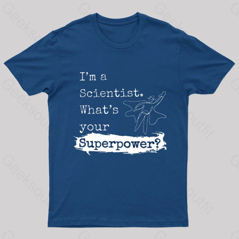 What’s Your Superpower Nerd T-Shirt Navy / S