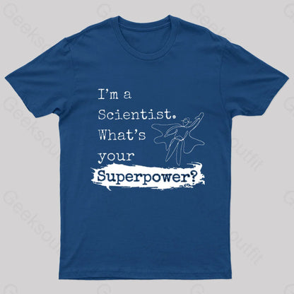 What’s Your Superpower Nerd T-Shirt Navy / S