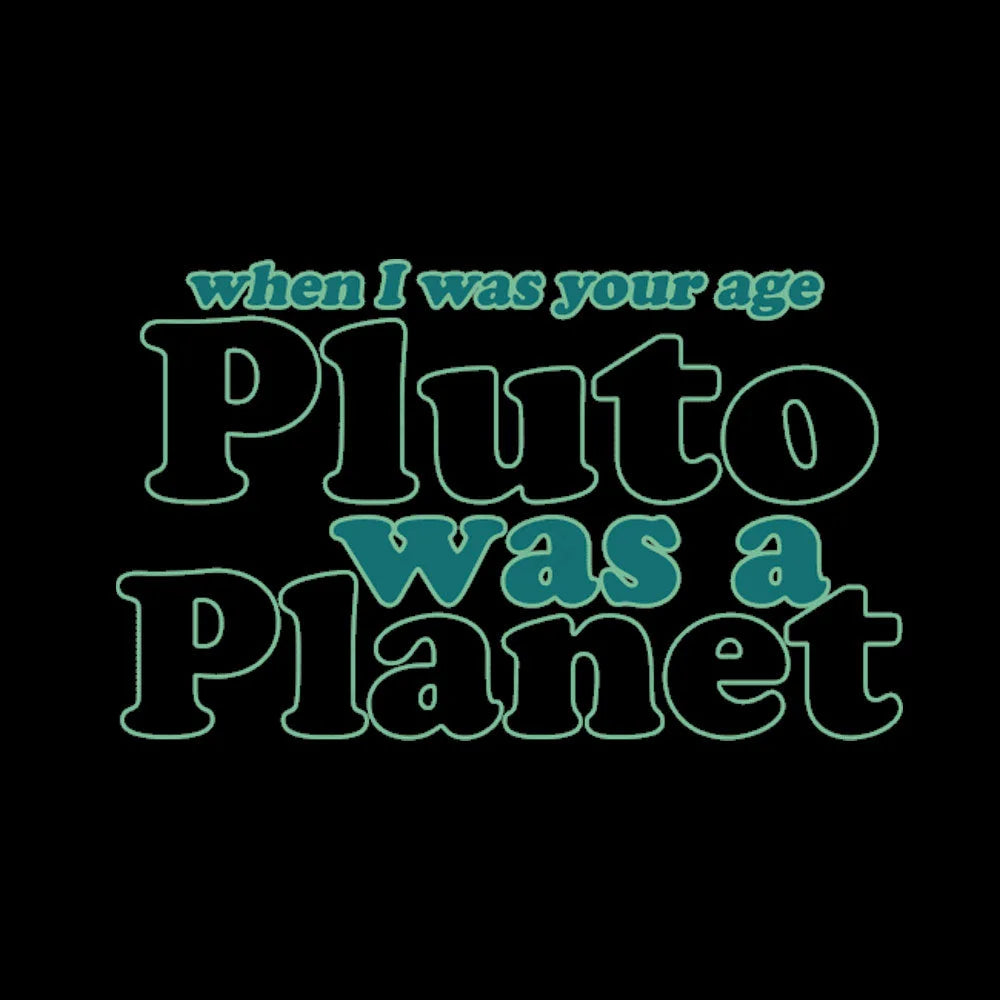 When I Was Your Age Pluto A Planet Geek T-Shirt