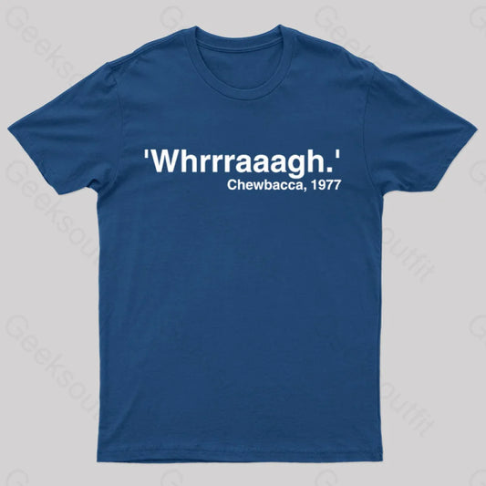 Whrrraaag Geek T-Shirt Navy / S