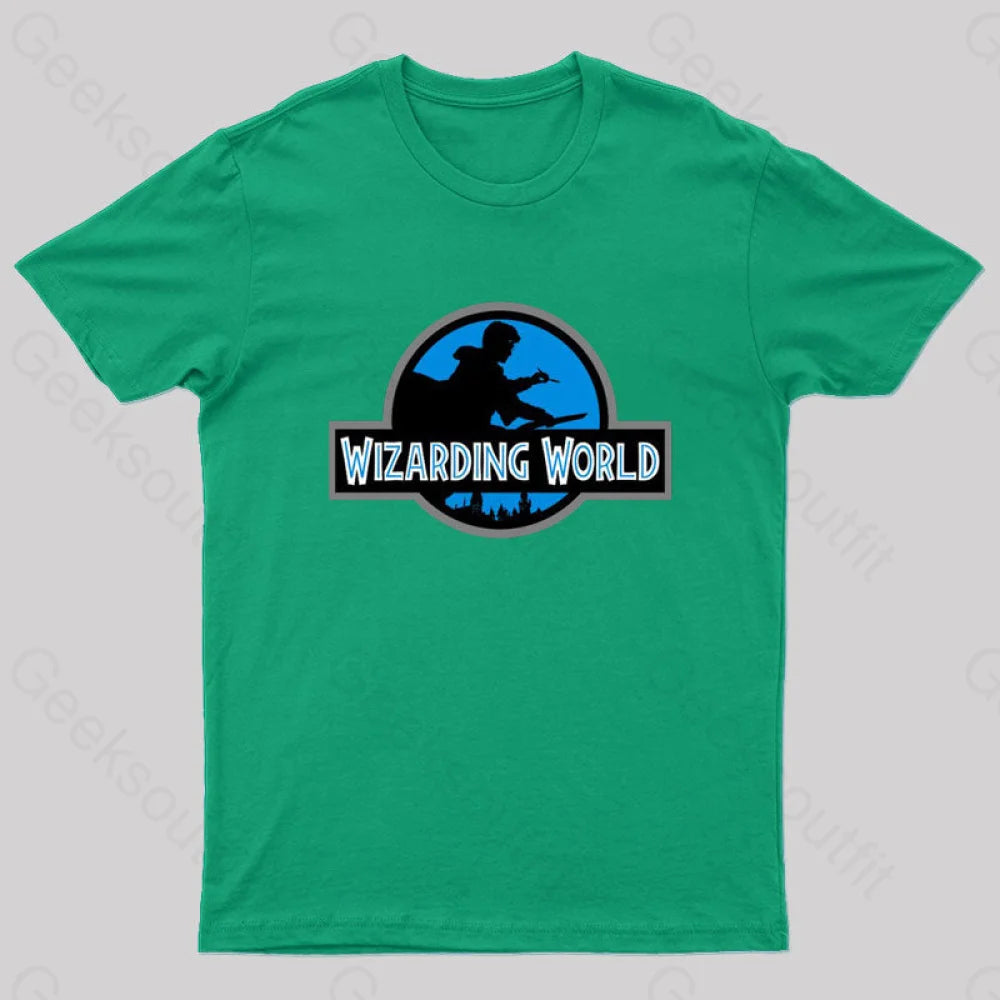 Wizarding World Nerd T-Shirt Green / S