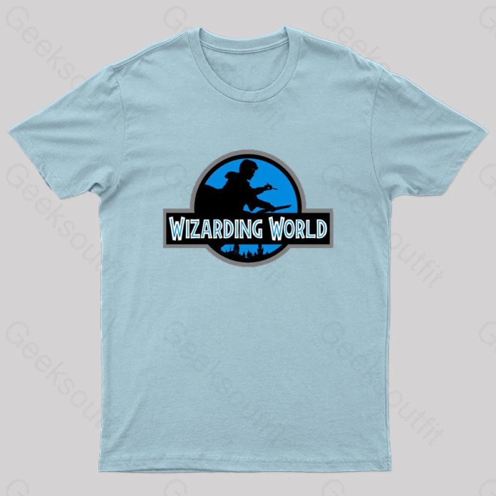 Wizarding World Nerd T-Shirt Light Blue / S