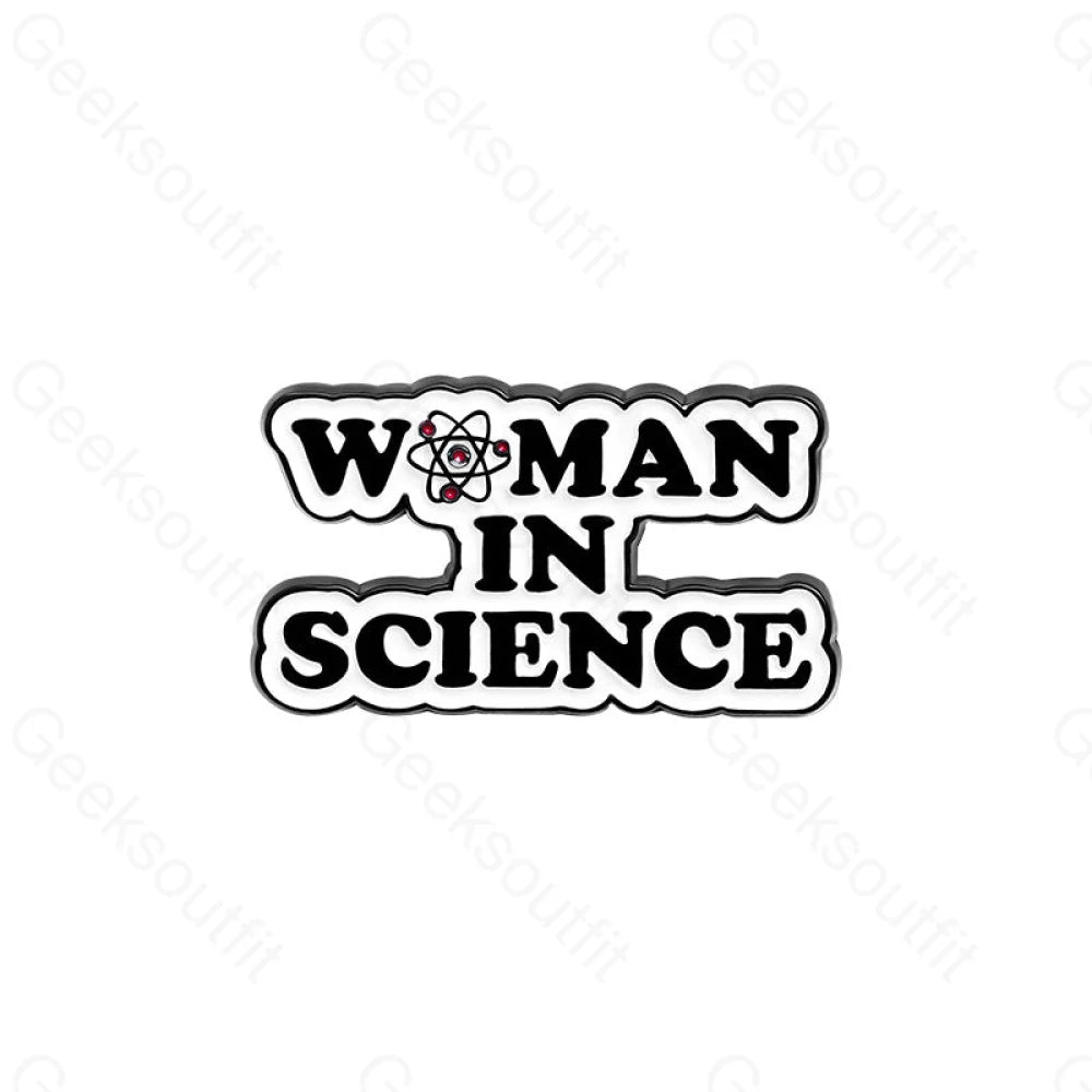 Women In Science Enamel Pins - Geeksoutfit