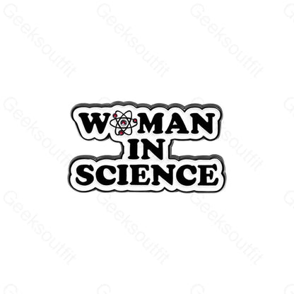 Women In Science Enamel Pins - Geeksoutfit