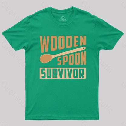 Wooden Spoon Survivor T-Shirt Green / S