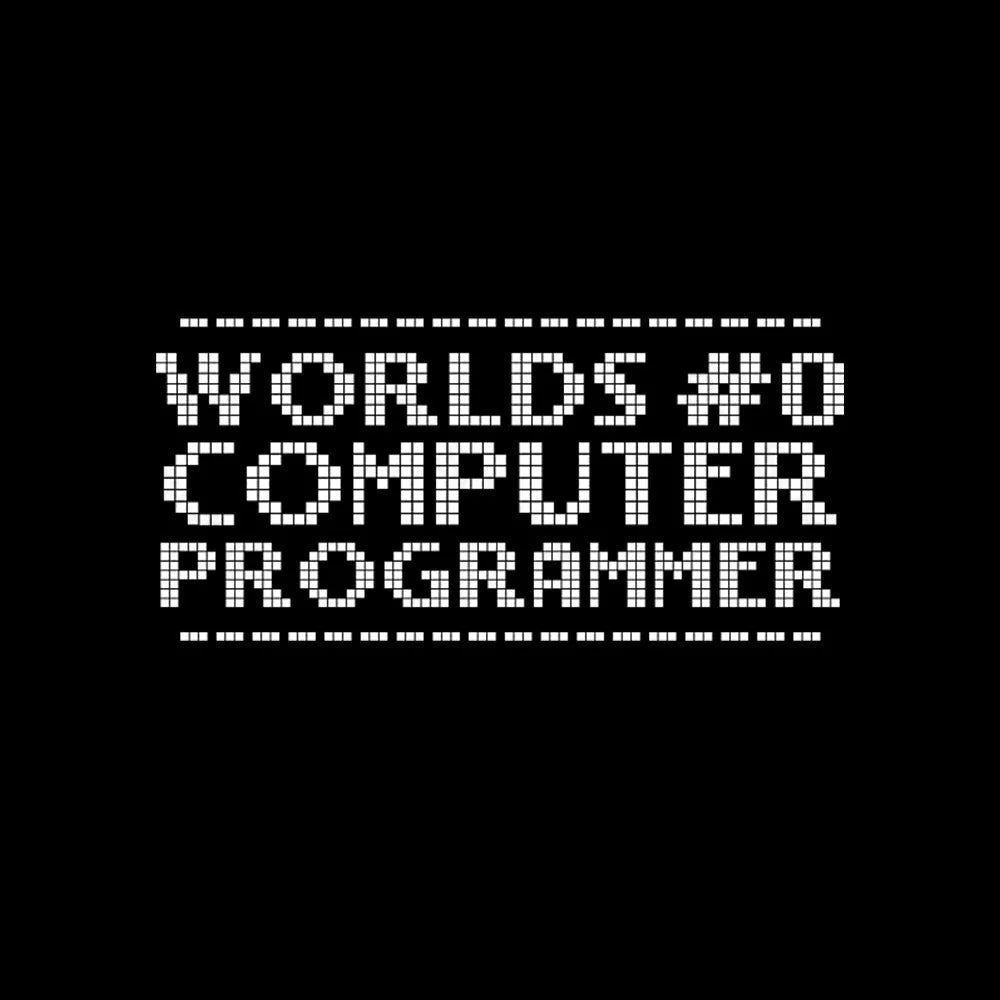 Worlds 0 Computer Programmer Geek T-Shirt