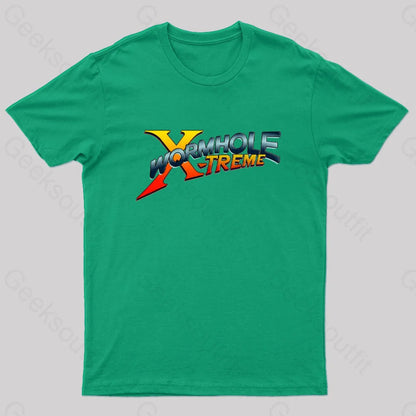 Wormhole Xtreme Nerd T-Shirt Green / S