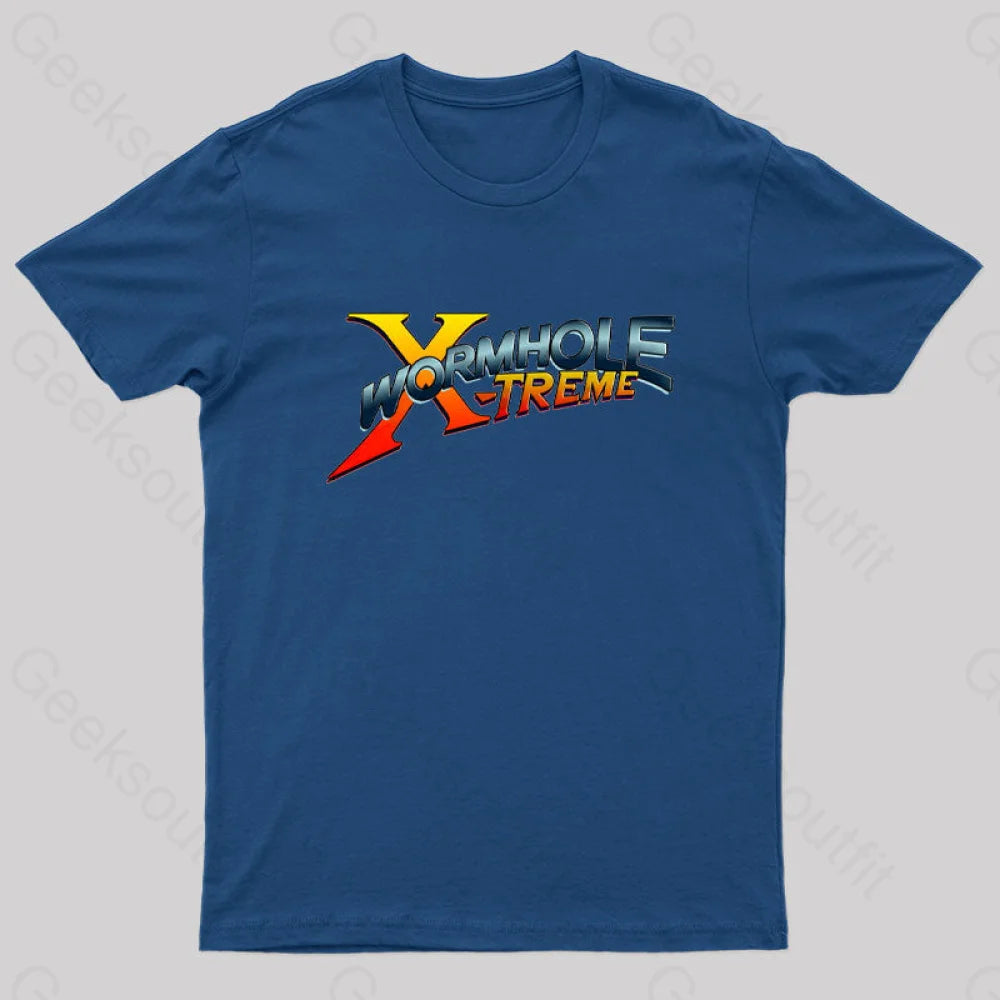 Wormhole Xtreme Nerd T-Shirt Navy / S