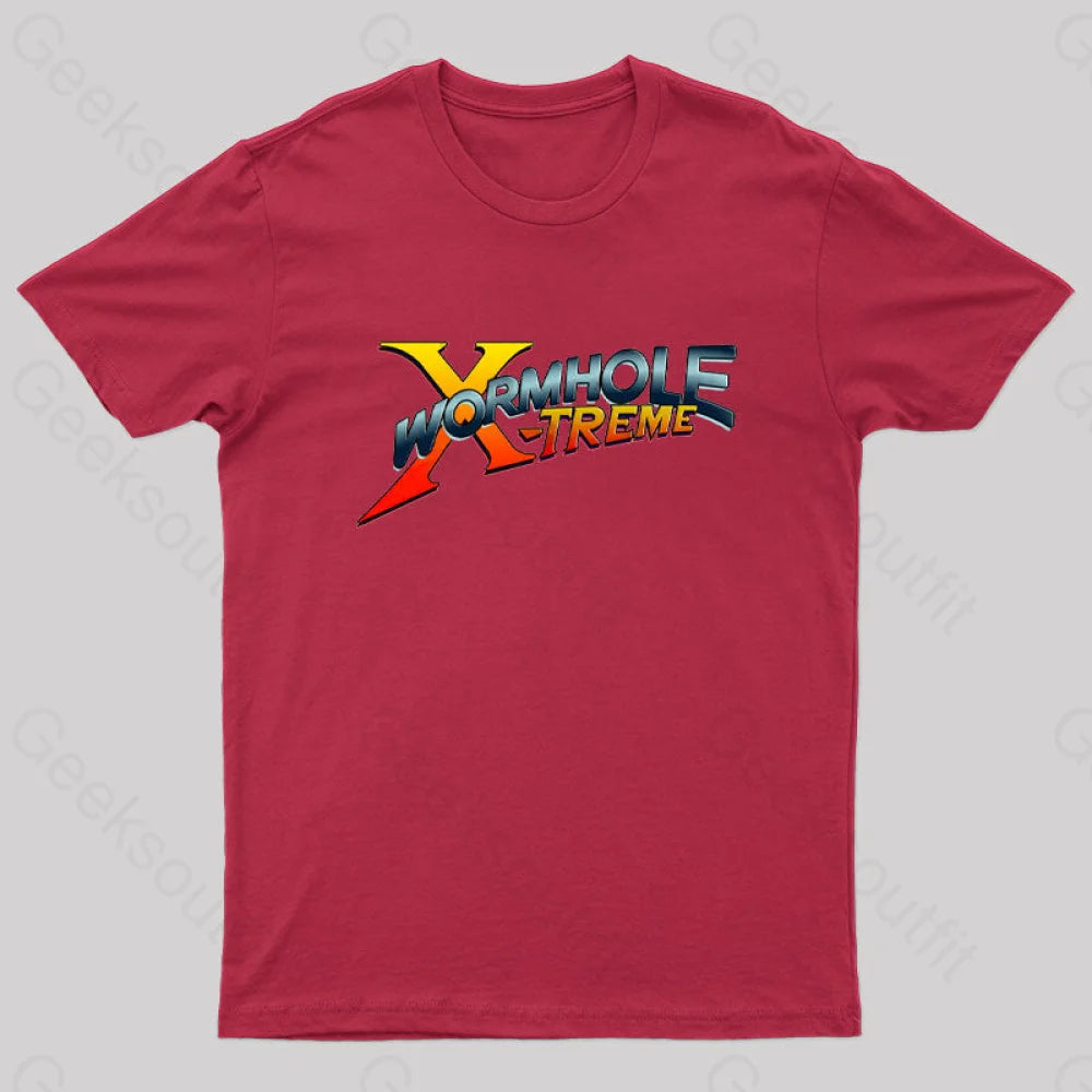 Wormhole Xtreme Nerd T-Shirt Red / S