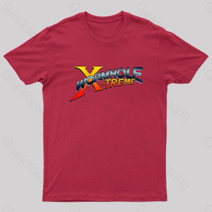 Wormhole Xtreme Nerd T-Shirt Red / S