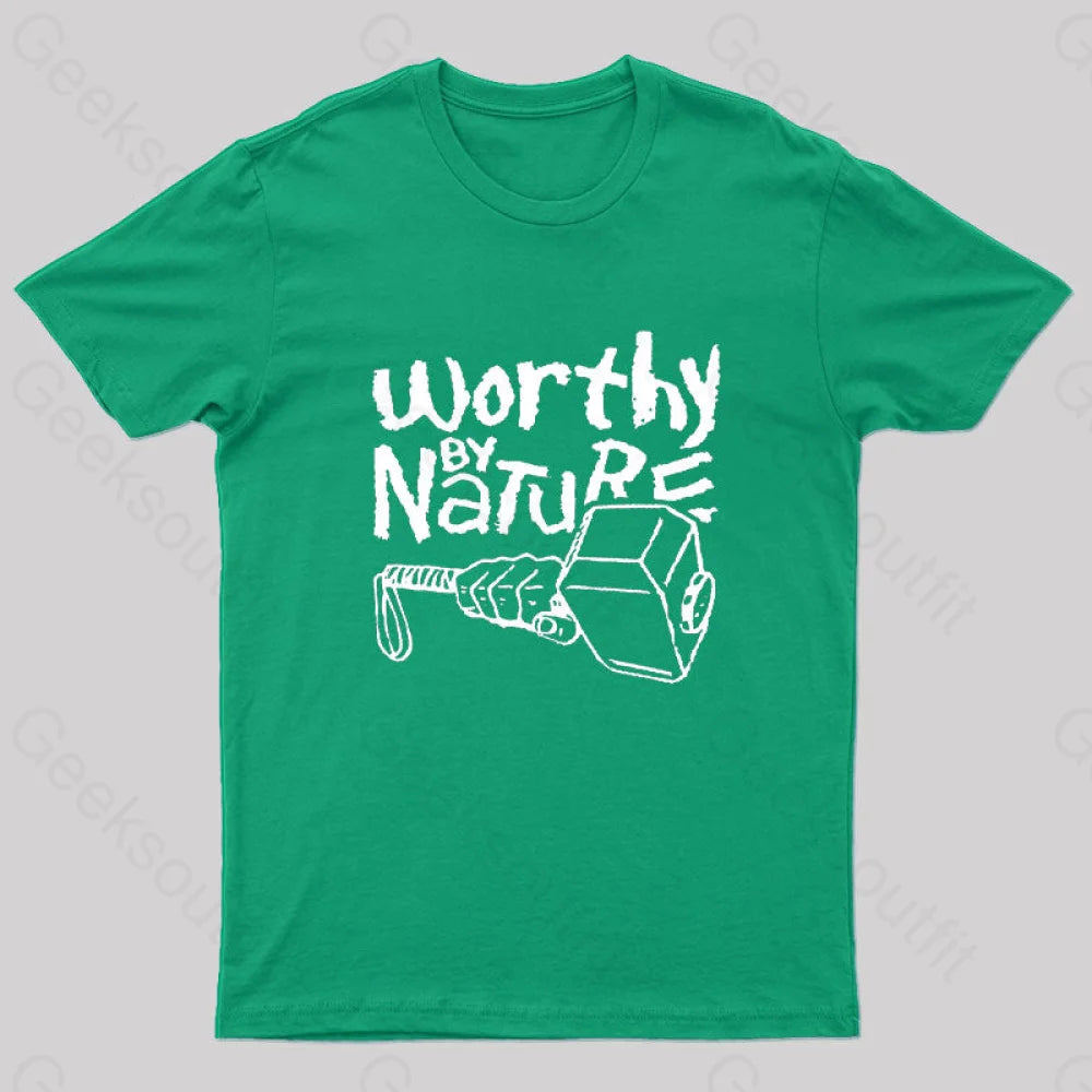 Worthy By Nature Geek T-Shirt Green / S