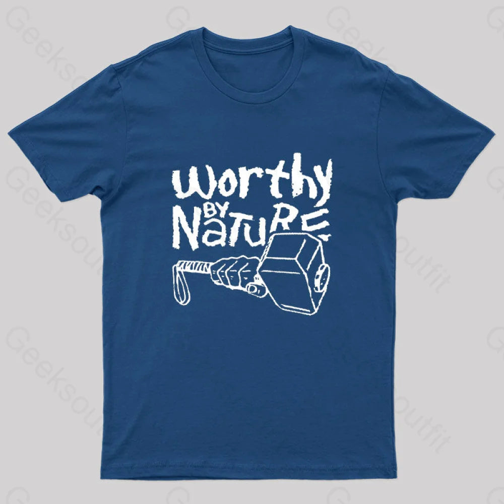 Worthy By Nature Geek T-Shirt Navy / S