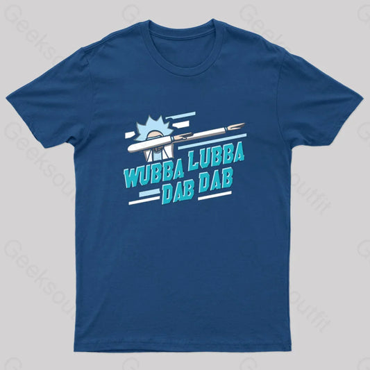 Wubba Lubba Dab Nerd T-Shirt Navy / S