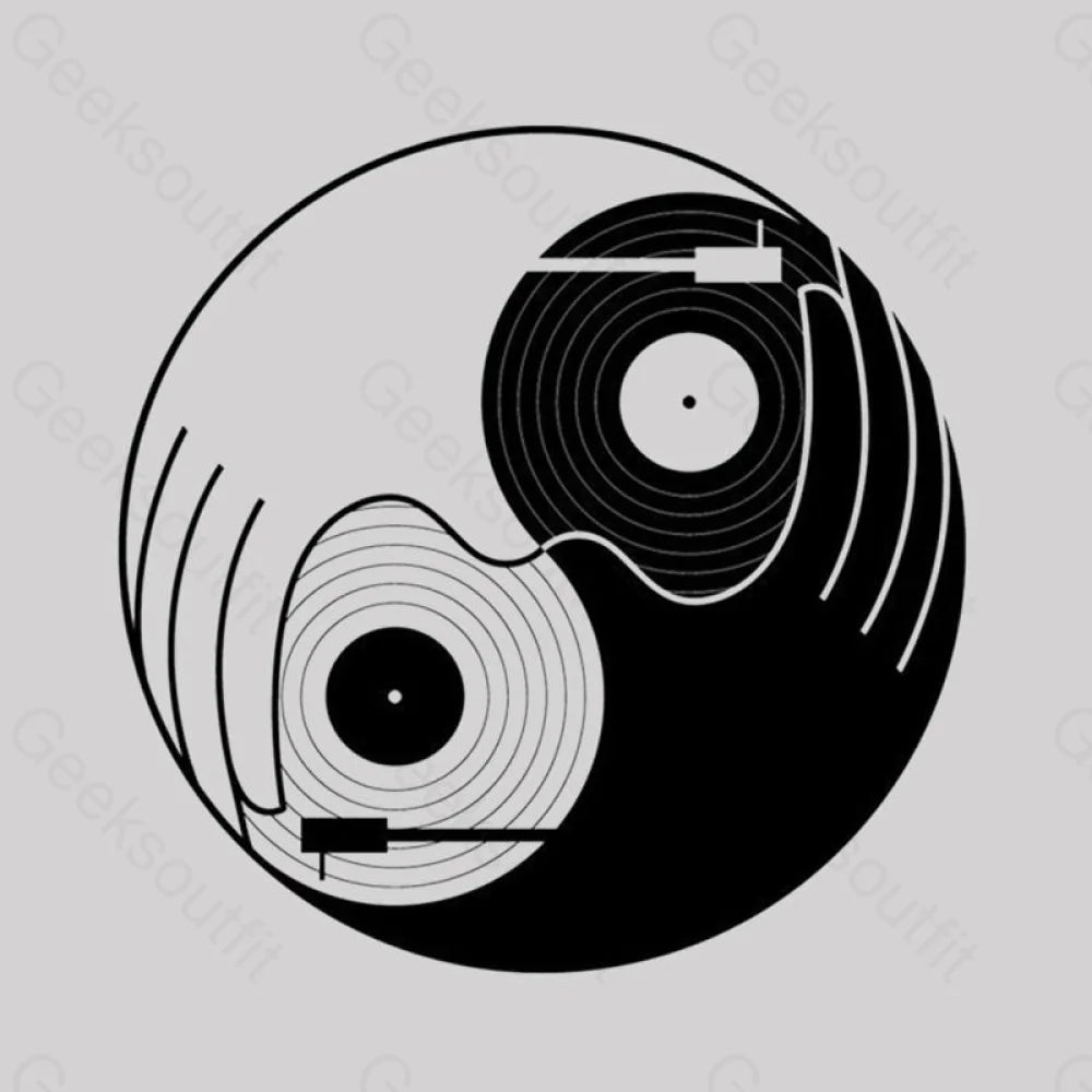 Yin Yang Dj Nerd T-Shirt