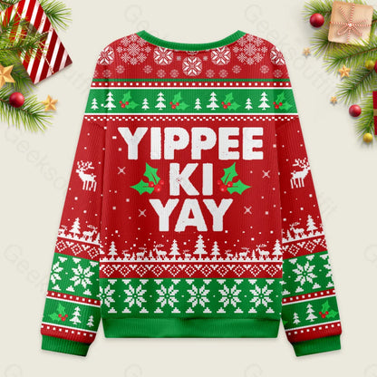 Yippee Ki Yay Ugly Christmas Sweater