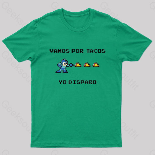 Yo Disparo Nerd T-Shirt Green / S