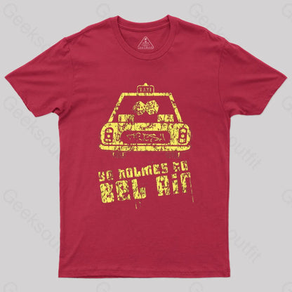 Yo Holmes To Bel Air T-Shirt Red / S