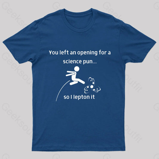 You Left An Opening Nerd T-Shirt Navy / S