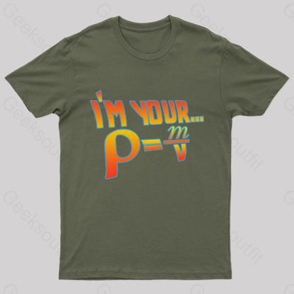 Your Density Nerd T-Shirt Army Green / S