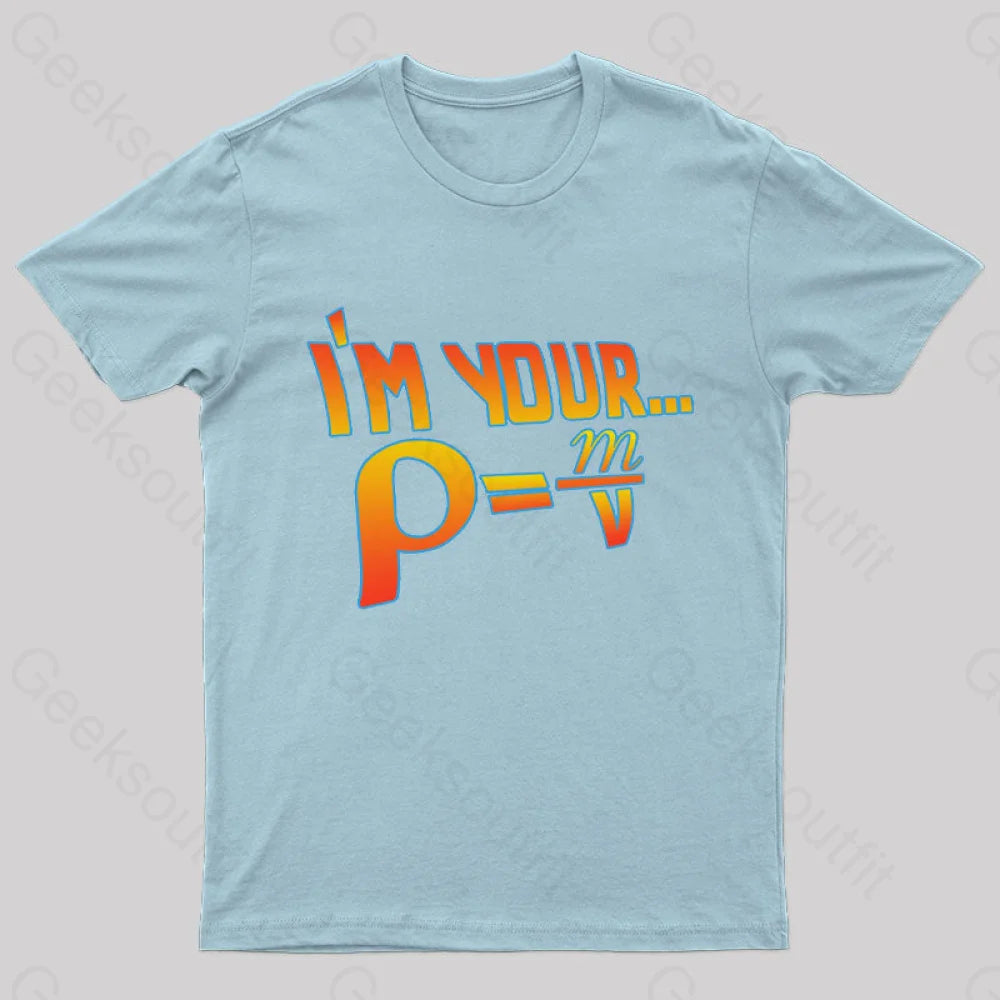 Your Density Nerd T-Shirt Light Blue / S