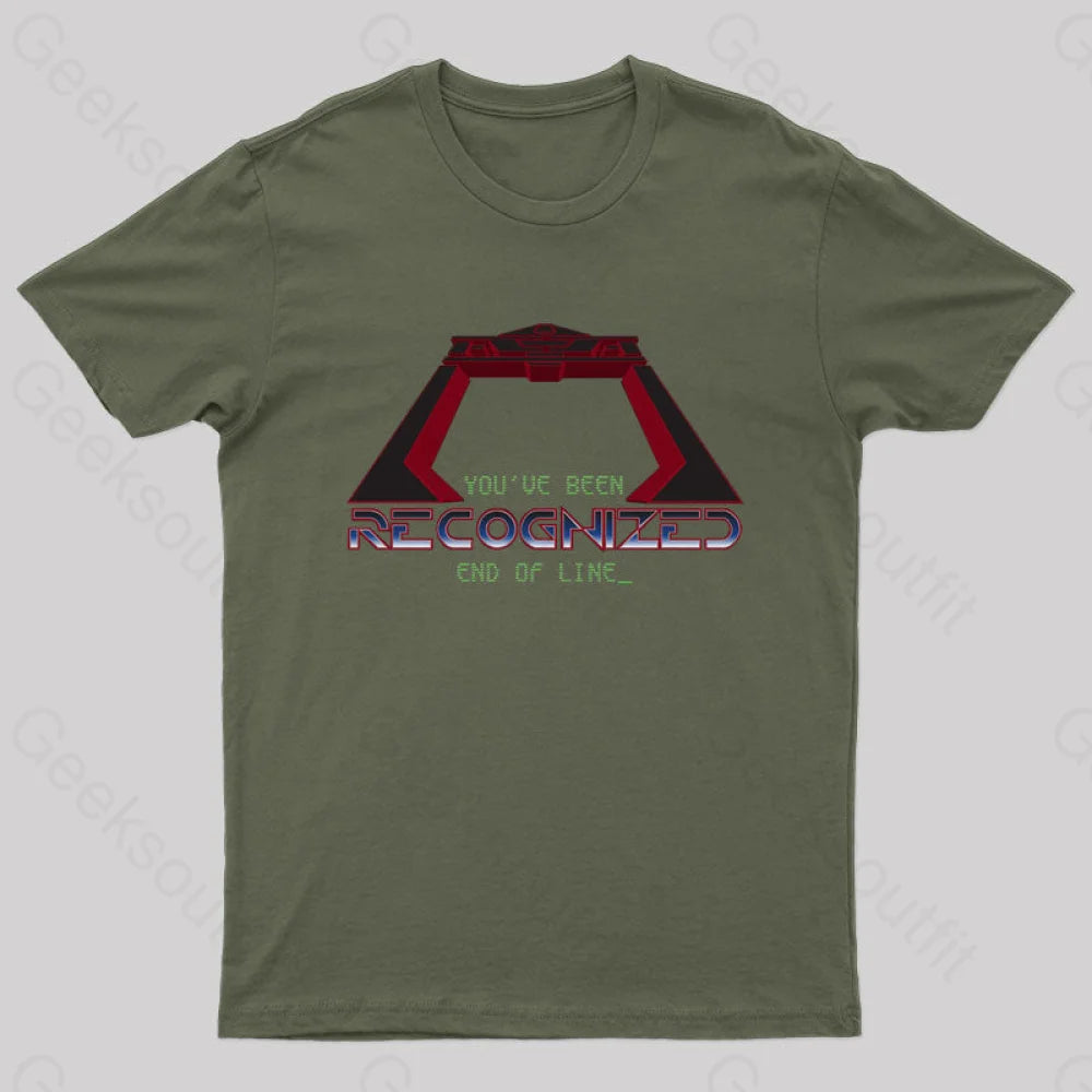 You’ve Been Recognized - End Of Line T-Shirt Army Green / S