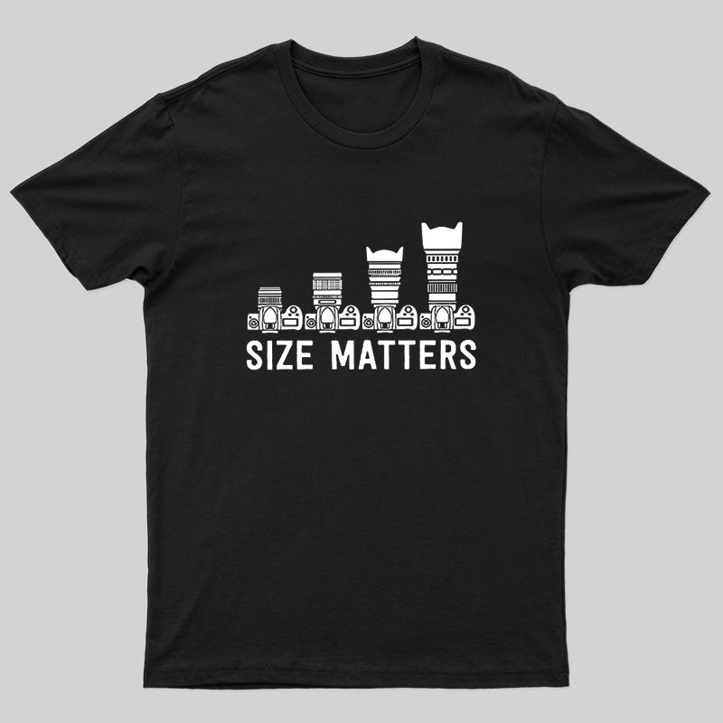 Size Matters T-Shirt - Black