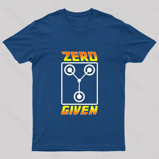 Zero Flux Given Geek T-Shirt Navy / S