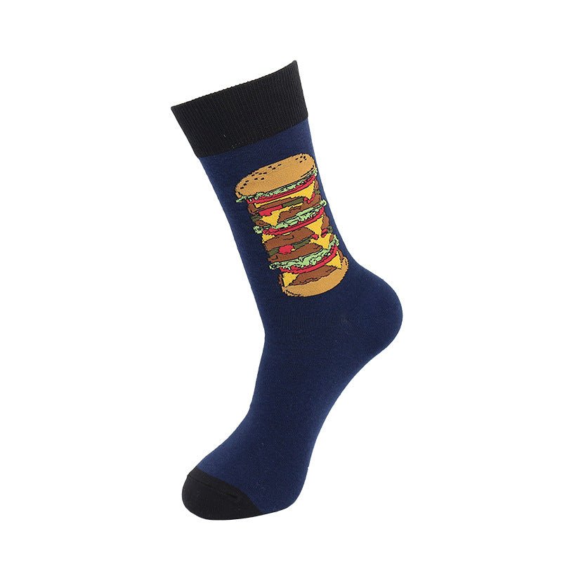 Super Hamburger Men's Crew Socks - Geeksoutfit